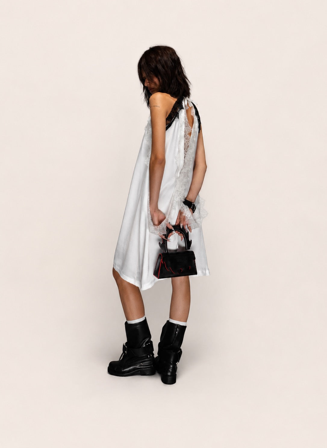 GHOST LACE SLIP DRESS