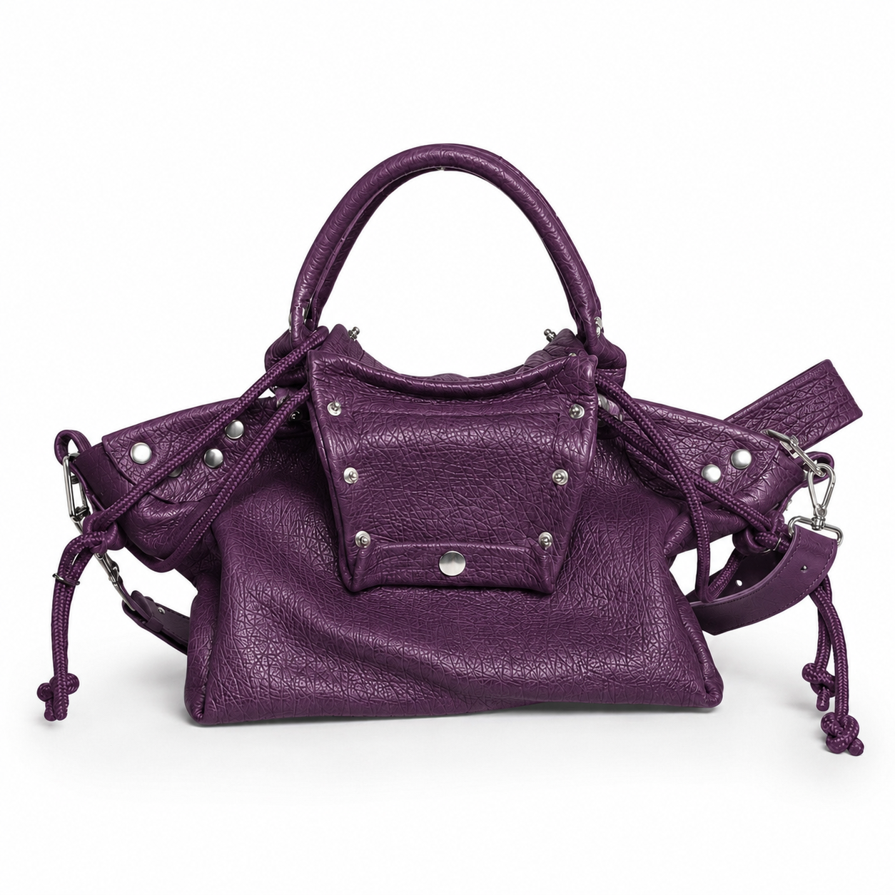 DUSTY AUBERGINE PURPLE FALLEN ANGEL BAG