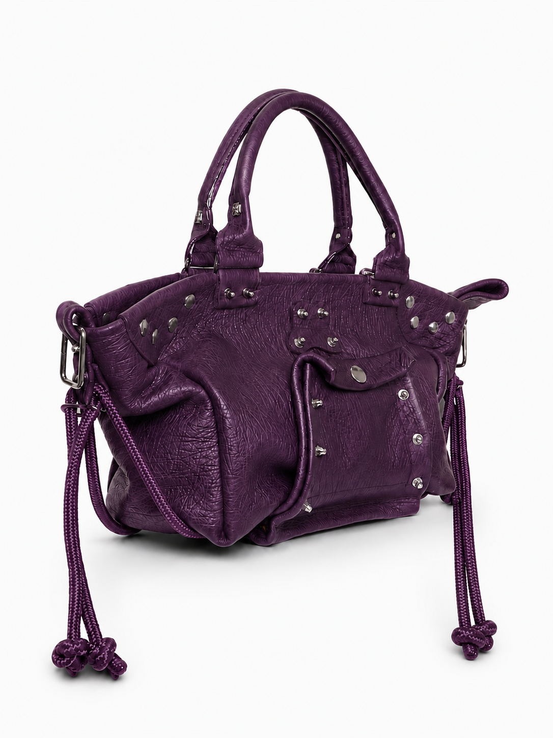 DUSTY AUBERGINE PURPLE FALLEN ANGEL BAG