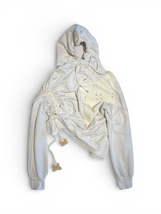 GATHERED HOODIE