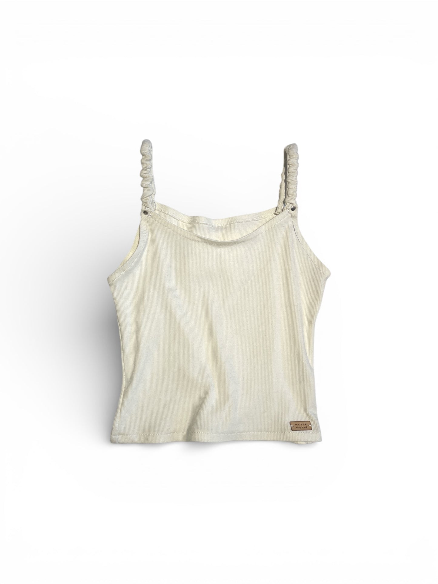 GATHERED STRAP CAMISOLE