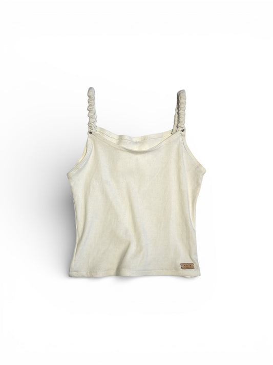 GATHERED STRAP CAMISOLE