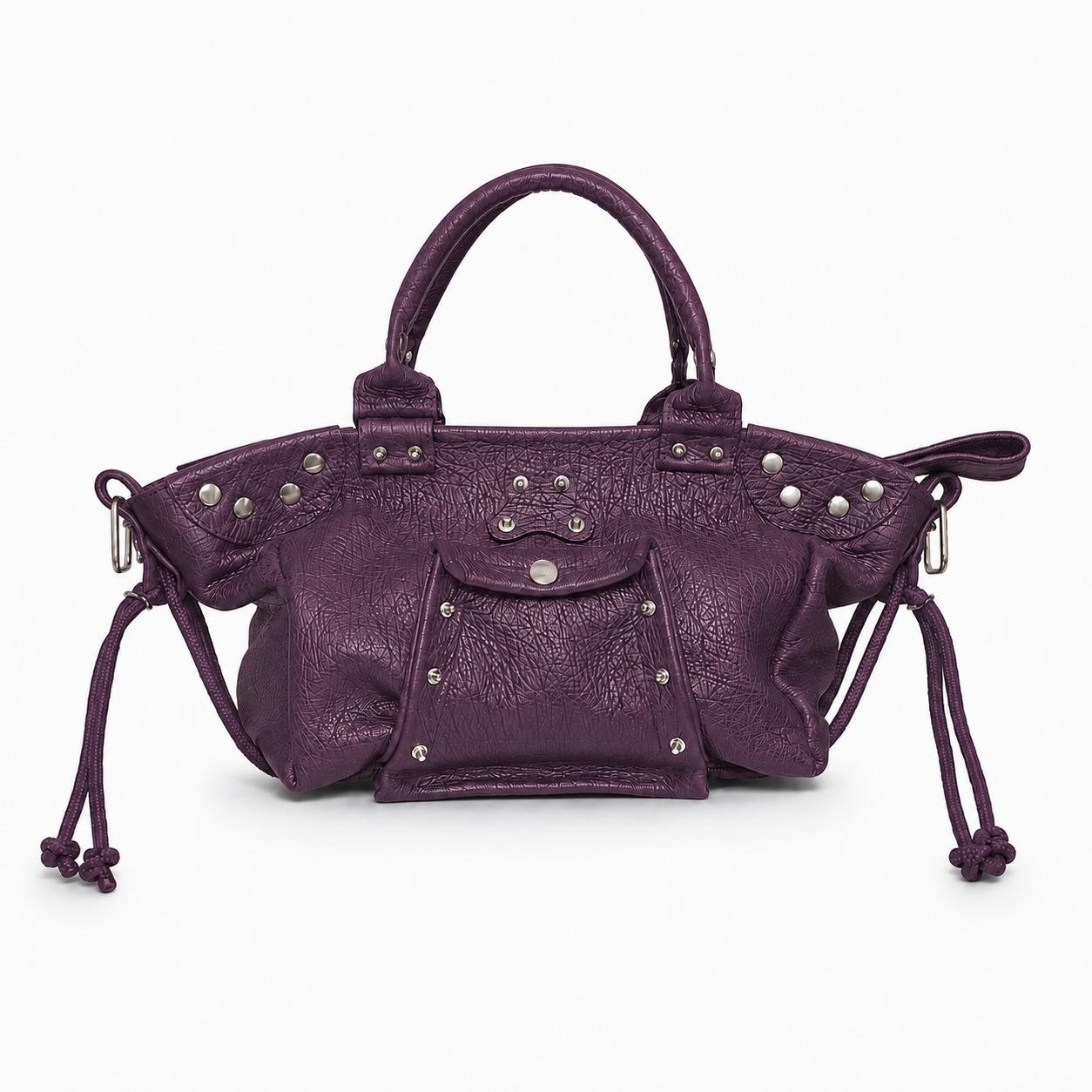 DUSTY AUBERGINE PURPLE FALLEN ANGEL BAG