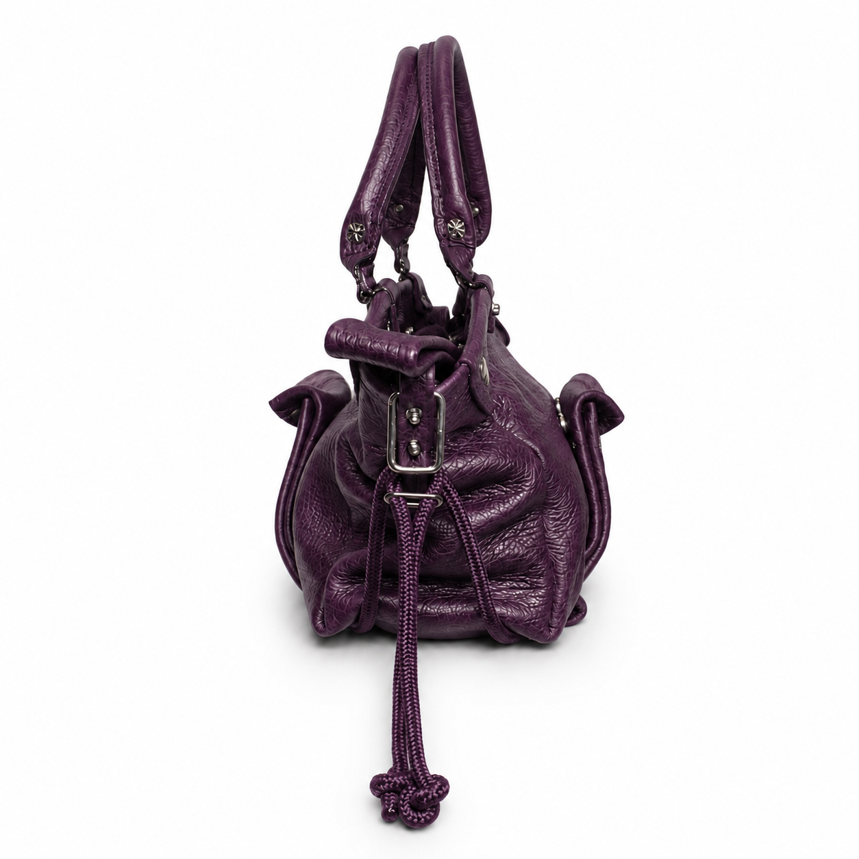 DUSTY AUBERGINE PURPLE FALLEN ANGEL BAG